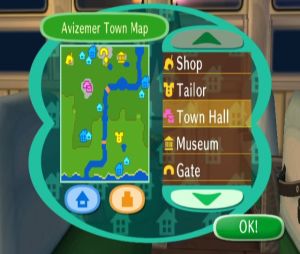 Avizemer town map